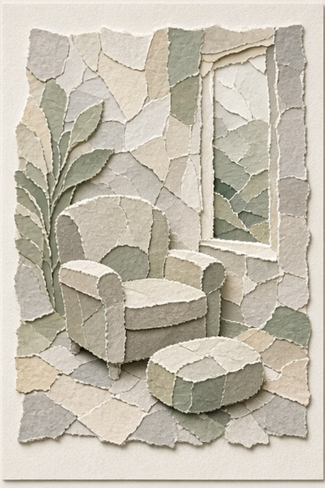 An unobserved paper reading corner without counters or audience markers